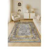 Conceptum Hypnose tepih HM-CRP25-37, pravougaoni, 80 x 140 cm, sivo-zlatna boja | Eponuda.ba
