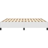  Posteljni okvir bel 160x200 cm umetno usnje, (20725749) | Shoptok.si