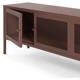Marckeric Bordo rdeča kovinska TV omarica 160x50x35 cm Fayna – | Shoptok.si