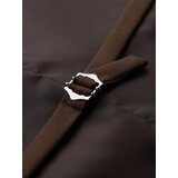 Ombre Men's suit vest with classic detailing and lining - brown | ePonuda.com