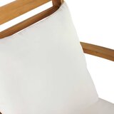  Set vrtnog stola i klupe s jastučićem 2 Komad Smeđa i krem | shoptok.hr