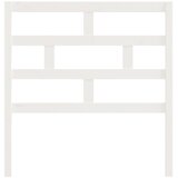  Uzglavlje za krevet bijelo 96 x 4 x 100 cm od masivne borovine | shoptok.hr