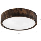 Brilagi plafonsko svetlo carvalho smokey 2xE27/60W/230V hrast prečnik 37,5 cm | Eponuda.com