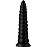 BUTTR Caterpillar - divovski analni čep (crni) - 29 cm | shoptok.hr
