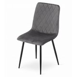  Stolica TURIN - Tamno Siva Baršun x 1 | shoptok.hr