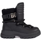 SEASTAR Women's black snow boots with fur on a thick sole | shoptok.hr