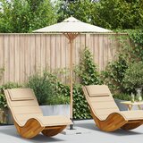 vidaXL Zunanje senčnike in senčila Krem bel Les 150 x 150 x 210 cm, (21978566) | Shoptok.si