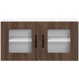 vidaXL Stenska kuhinjska omarica s polico Rjav hrast 80 x 31 x 40 cm | Shoptok.si