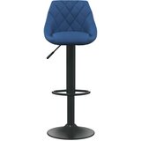  Barski stolac plavi baršunasti | shoptok.hr