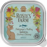 Rosie's Farm Adult 16 x 100 g - Losos & piščanec s kozicami