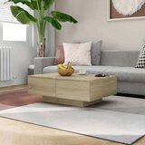 vidaXL Klubska mizica sonoma hrast 90x60x31 cm iverna plošča, (20712663) | Shoptok.si