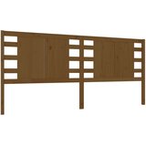  Uzglavlje smeđa boja meda 126 x 4 x 100 cm od masivne borovine | shoptok.hr