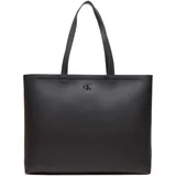 Calvin Klein Jeans Torbe MINIMAL MONOGRAM SLIM TOTE34 K60K612236 Črna