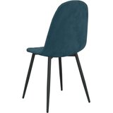  Jedilni stoli 4 kosi moder žamet, (20701265) | Shoptok.si