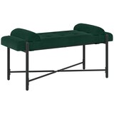  Klupa s gumbima i jastučićima Tamnozelena 110 x 40 x 46 cm | Eponuda.ba
