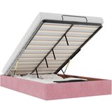 Maison Chic Otomanski Posteljni okvir - Dvoposteljna postelja - Zakonska postelja brez vzmetnice roza 120x190 cm žamet-J507, (21769131) | Shoptok.si