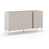 Marckeric Krem/u prirodnoj boji komoda u dekoru hrasta 150x82,5x40,5 cm Lucile – | shoptok.hr