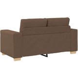  Set sofe od 3 dijela s jastučićima smeđe tkanine | shoptok.hr
