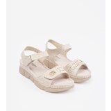 GOODIN Light beige women's sandals | shoptok.hr