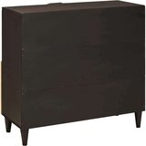 vidaXL Pomoćni ormarić s pohranom Crna i zlatna 80 x 33.5 x 75 cm | shoptok.hr