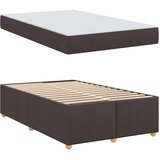  Konstrukcija postelje Temno rjava 120 x 200 cm blago | Shoptok.si