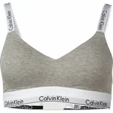 Calvin Klein MODERN COTTON-LGHT LINED BRALETTE Ženski grudnjak, siva, veličina