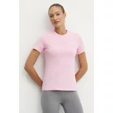 Puma Bombažna kratka majica HER ženska, roza barva, 677883