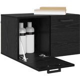 vidaXL Ormar za Zid Crni hrast 60 x 36.5 x 35 cm Konstruirano drvo | shoptok.hr