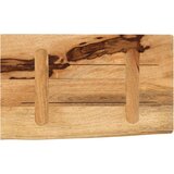 Stolna Mizna plošča 50x40x3,8 cm naraven rob trden robusten mangov les | Shoptok.si