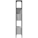  Regal za knjige s 5 razina siva boja hrasta 76x33x188,5cm | Eponuda.ba