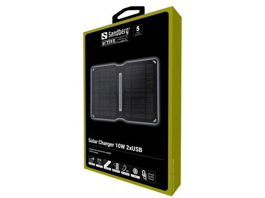 Sandberg Solarna ploča - Solar Charger 10W 2xUSB ( vanjski; 2xUSB-A) | shoptok.hr