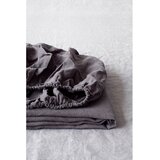 Linen Tales tamnosiva lanena plahta s gumicom, 180 x 200 cm Cijene