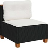 vidaXL 10-dijelni set vrtnih sofa s jastucima crni od poliratana | shoptok.hr