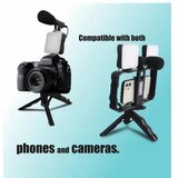  Mini tripod AY-49X-2 sa LED svetlima i mikrofonom crni | Eponuda.com