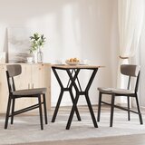 Blagovaonski stol Y-oblika 80x50x75 cm od borovine i čelik | shoptok.hr