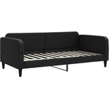  Dnevni krevet crni 100 x 200 cm od tkanine | shoptok.hr