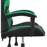  Igraća stolica crno-zelena od umjetne kože | shoptok.hr