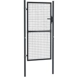  Vrtna vrata od mrežastog čelika 100x175 cm, siva | shoptok.hr