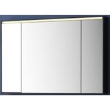 Kolpa San toaletna omarica z LED svetilko DONNA TO 100 črna 528870 | Shoptok.si