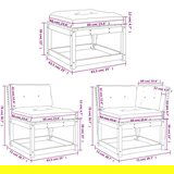 vidaXL 6-dijelni set vrtnih sofa od masivne borovine s jastucima | shoptok.hr