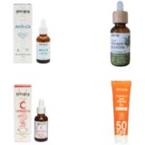 LEVRANA Set za negu lica Serum Anti Ox + Serum sa C vitaminom + Krema spf 50 + KEDAR Vidaminski buster Cene