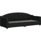  Dnevni krevet na razvlačenje s ladicama crni 80x200 cm tkanina | shoptok.hr