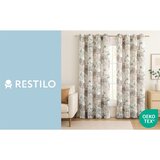 Restilo Zavjesa Celesta 135x250 cm, smeđa, s ušicama | shoptok.hr