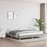 The Living Store Posteljni okvir brez vzmetnice svetlo siv 180x200 cm tkanina - Posteljni Okvir, (21530624) | Shoptok.si