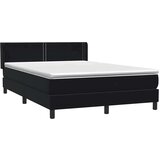 Box spring krevet s madracem crni 160x210 cm baršunasti | shoptok.hr