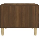  Stolić za kavu smeđa boja hrasta 50x50x40 cm konstruirano drvo | shoptok.hr