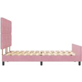 Box Postelja Roza 140x200 cm Žamet, (22048889) | Shoptok.si