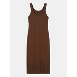 Sinsay Rebrasta midi haljina s viskozom | shoptok.hr