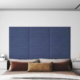  Zidna uzglavlja 12 pcs Plava 60 x 30 cm tkanina | shoptok.hr