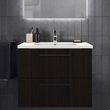 Ideal Standard Tamno smeđi zidni ormarić za ispod umivaonika u dekoru hrasta 80x63 cm i.Life B – | shoptok.hr